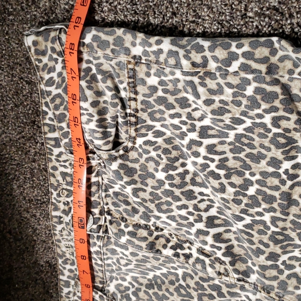 AMERICAN EAGLE Hi-Rise Stretch Jegging Leopard Print Skinny Women's Size 18 - Picture 13 of 13